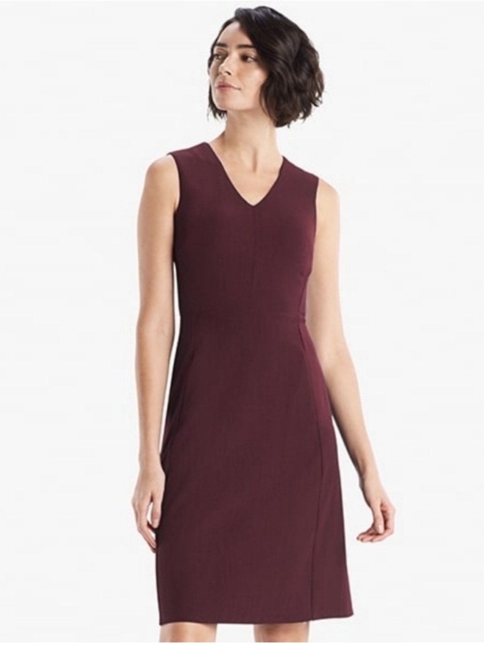 MM Lafleur 14 The Annie Dress in burgundy